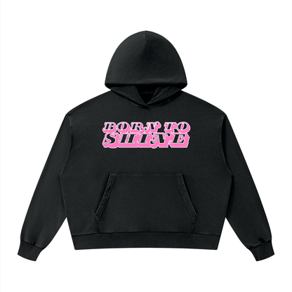 SG “BORN TO SHINE” Capsule Hoodie (PINK+WHITE)