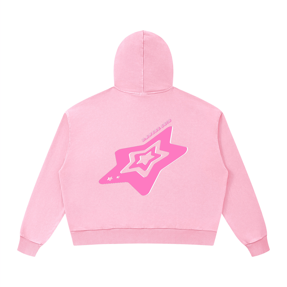 SG “BORN TO SHINE” Capsule Hoodie (PINK+WHITE)