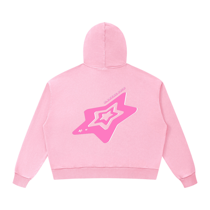 SG “BORN TO SHINE” Capsule Hoodie (PINK+WHITE)