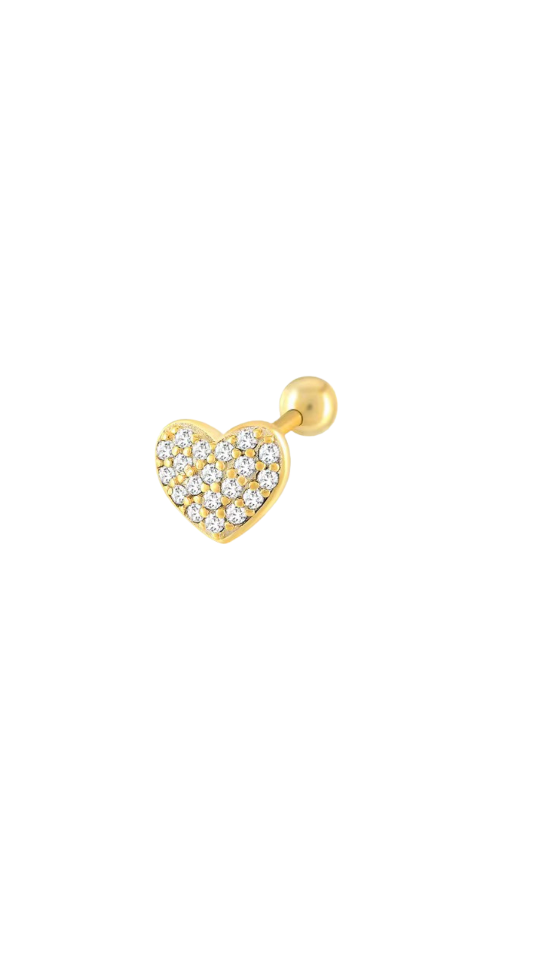 HEART STUDS (Gold & Silver)