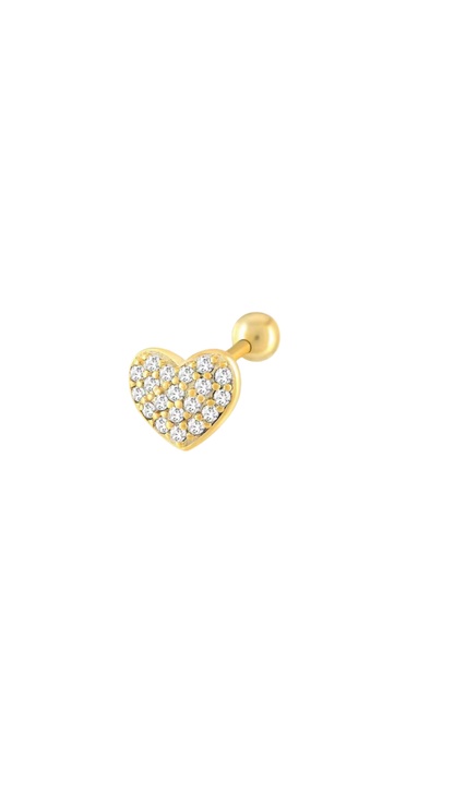 HEART STUDS (Gold & Silver)