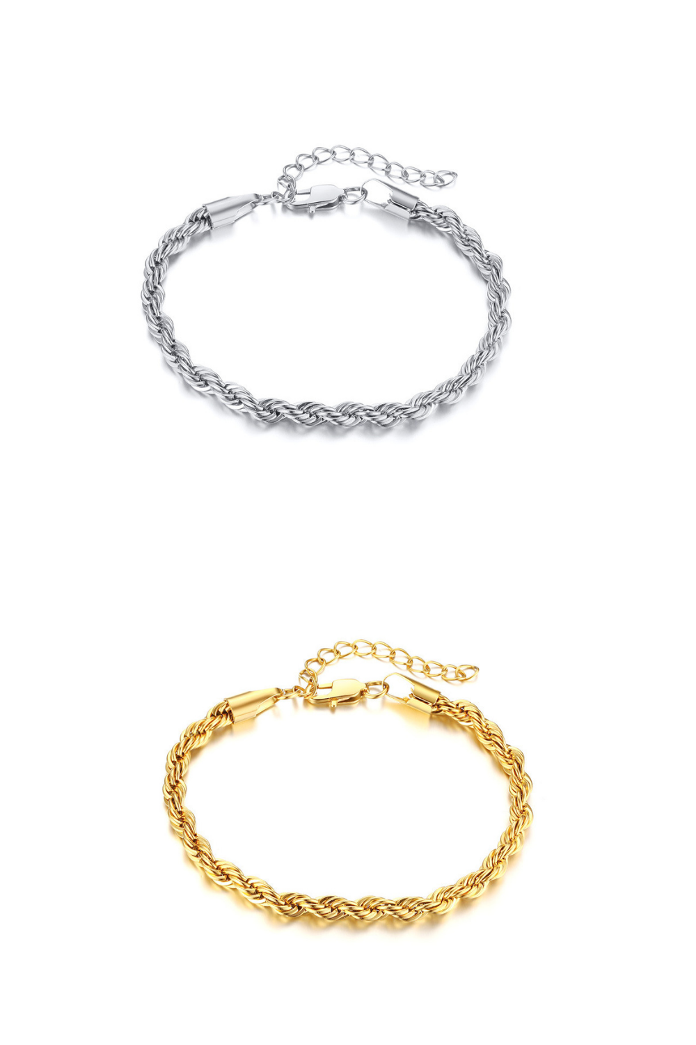 ROPE CHAIN BRACELET (Gold or Silver)