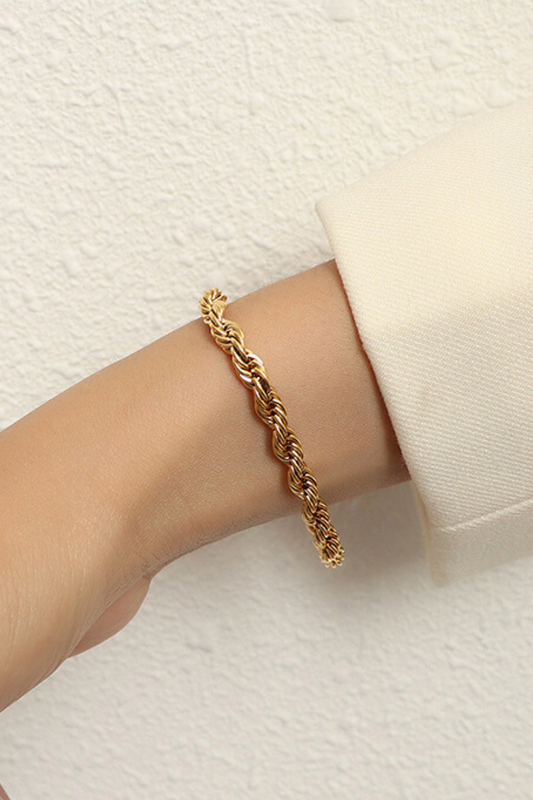 ROPE CHAIN BRACELET (Gold or Silver)